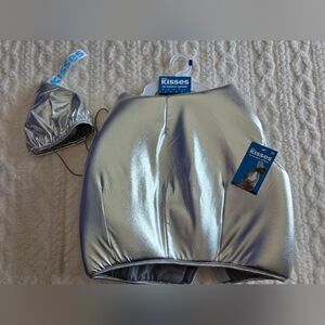 Hershey’s Kisses Dog Costume XL NWT Pet Halloween Silver